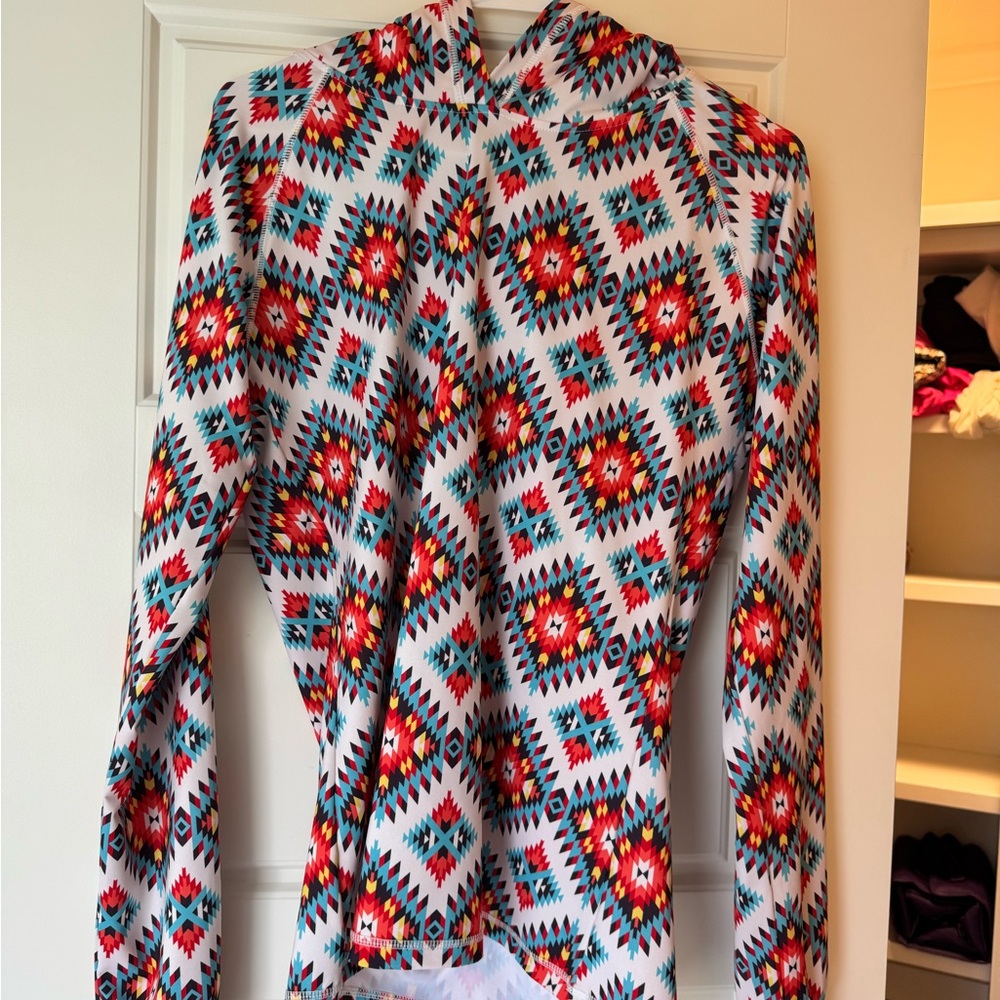 Ranch dressin Geometric Pattern Hoodie